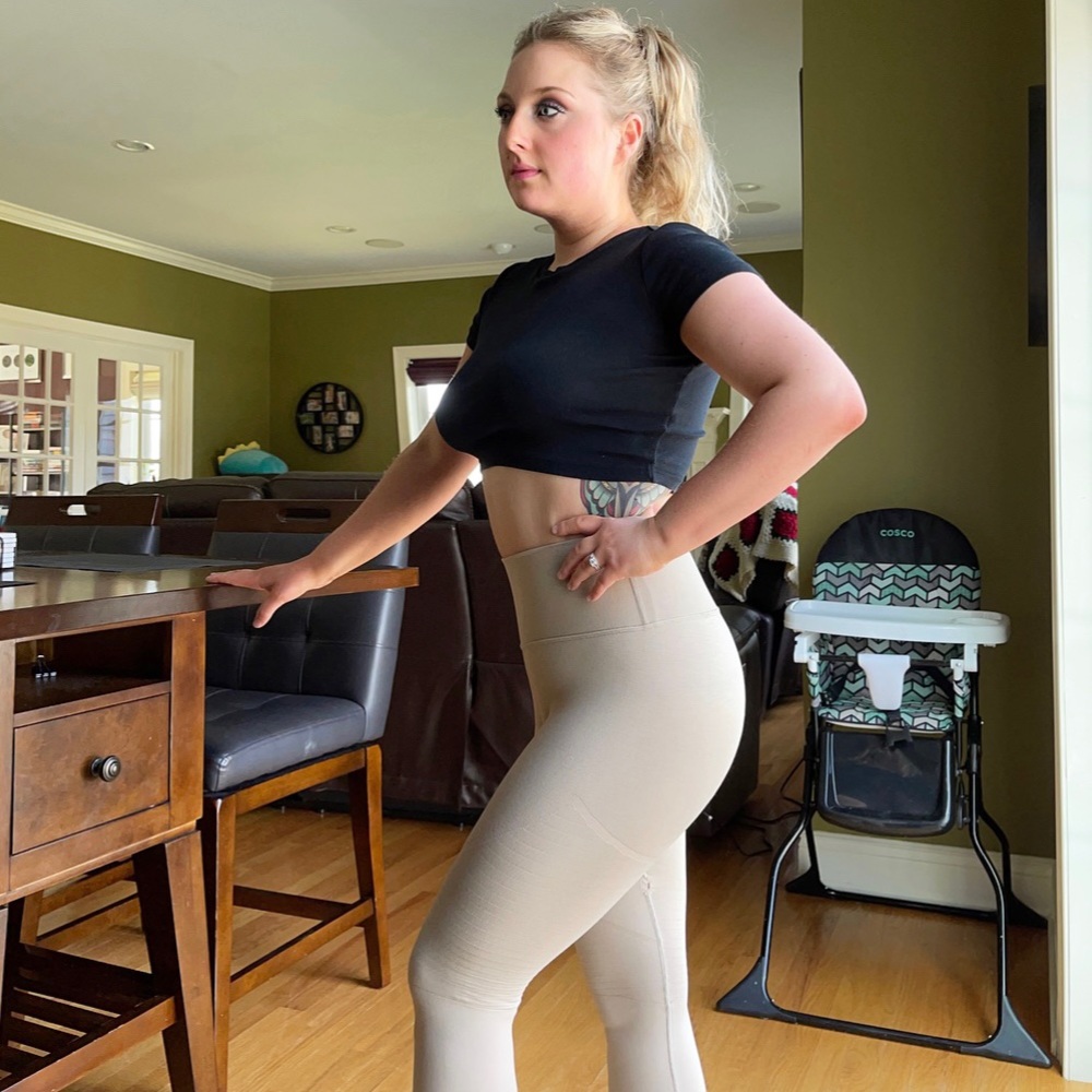 Alphalete Revival R6 Leggings - Taupe - S